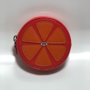 Orange Coin Purse/Pouch